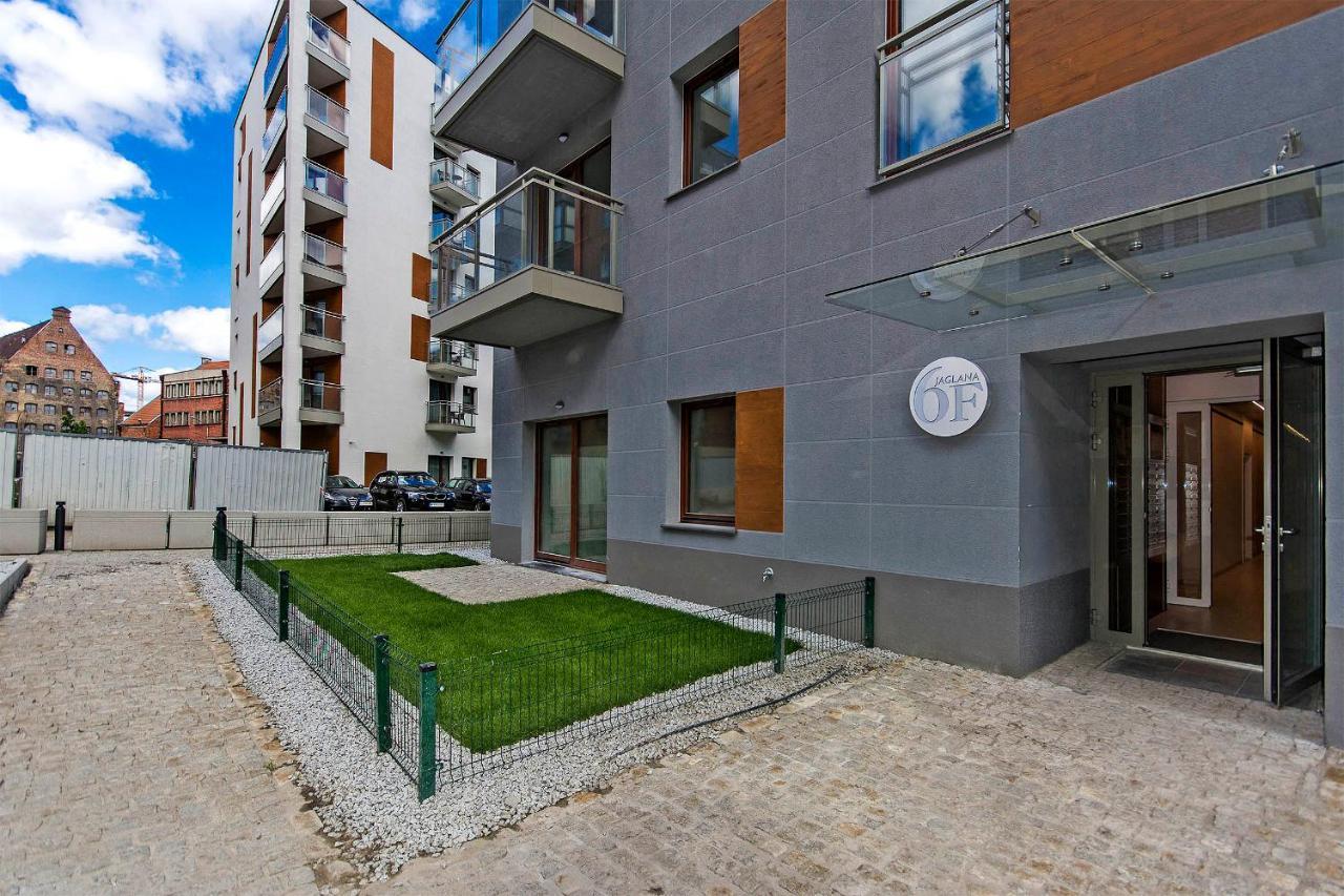 Stylish Apartment Oldtown Riverview Balcony Гданьск Экстерьер фото